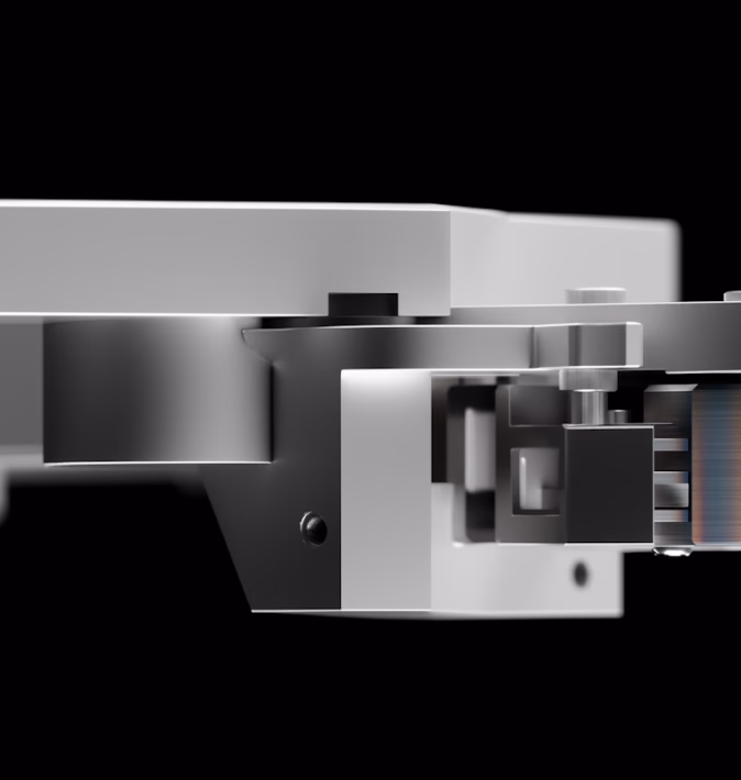 Dark and gold modules joined into an integrated technical system